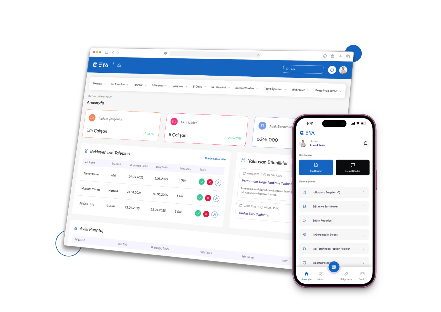 Mobile application interface
